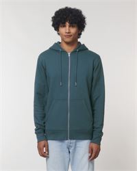 FELPA CON CAPPUCCIO E ZIP UNISEX
